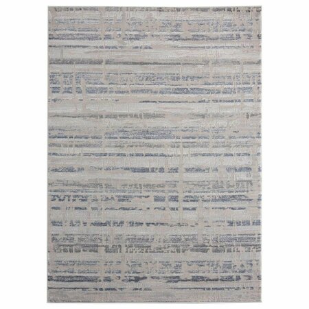 UNITED WEAVERS OF AMERICA Cascades Rainier Blue Area Rectangle Rug, 7 ft. 10 in. x 10 ft. 6 in. 2601 10660 912